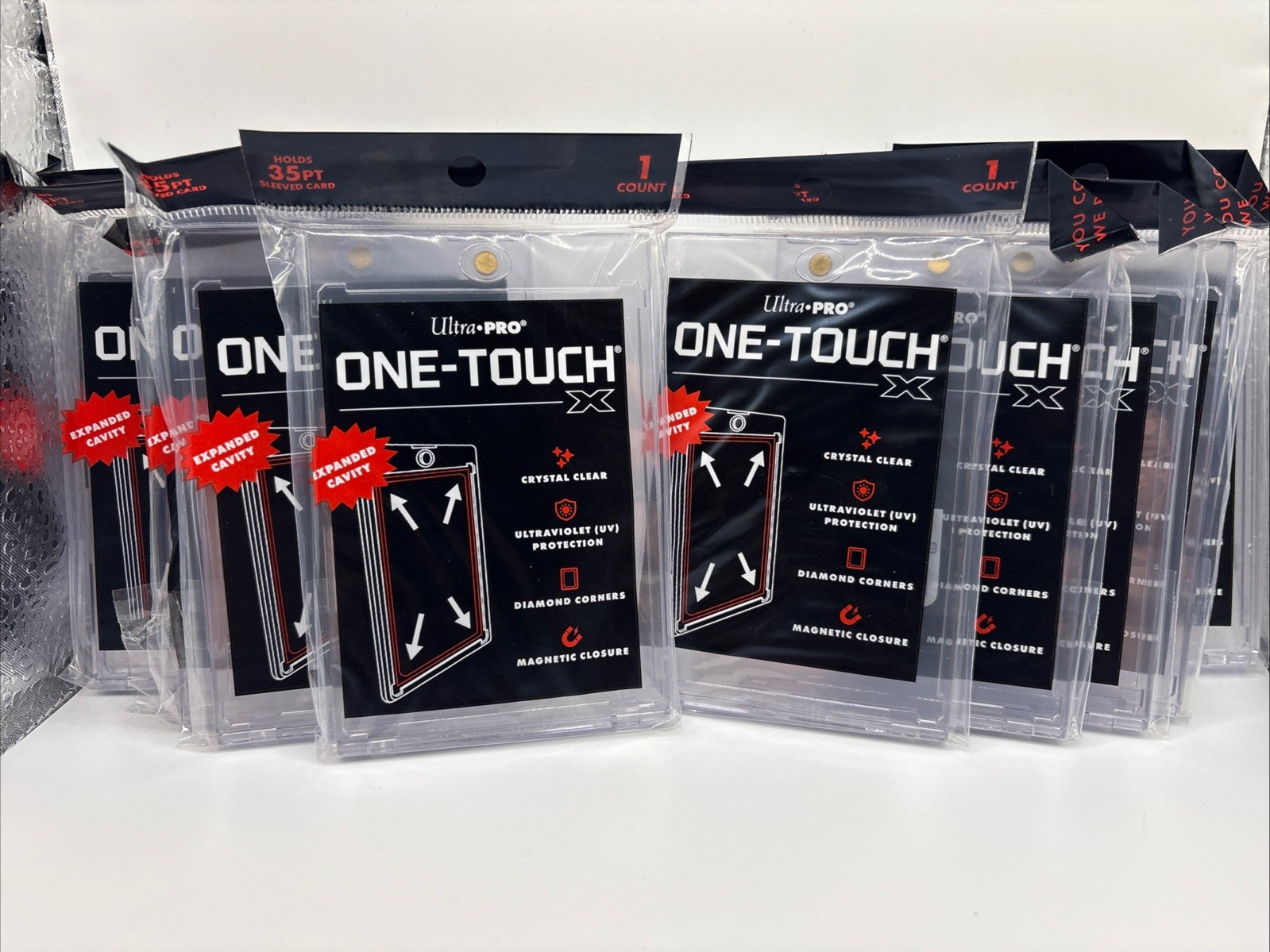 Ultra Pro One-Touch X Magnetic Card Holder 35pt UV Protection – Lot of 10