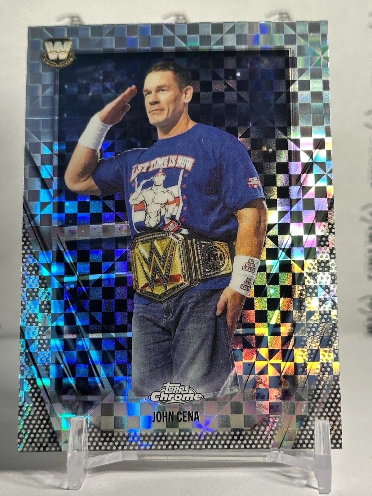 2026 Topps Chrome WWE Legends John Cena X-Fractor #2