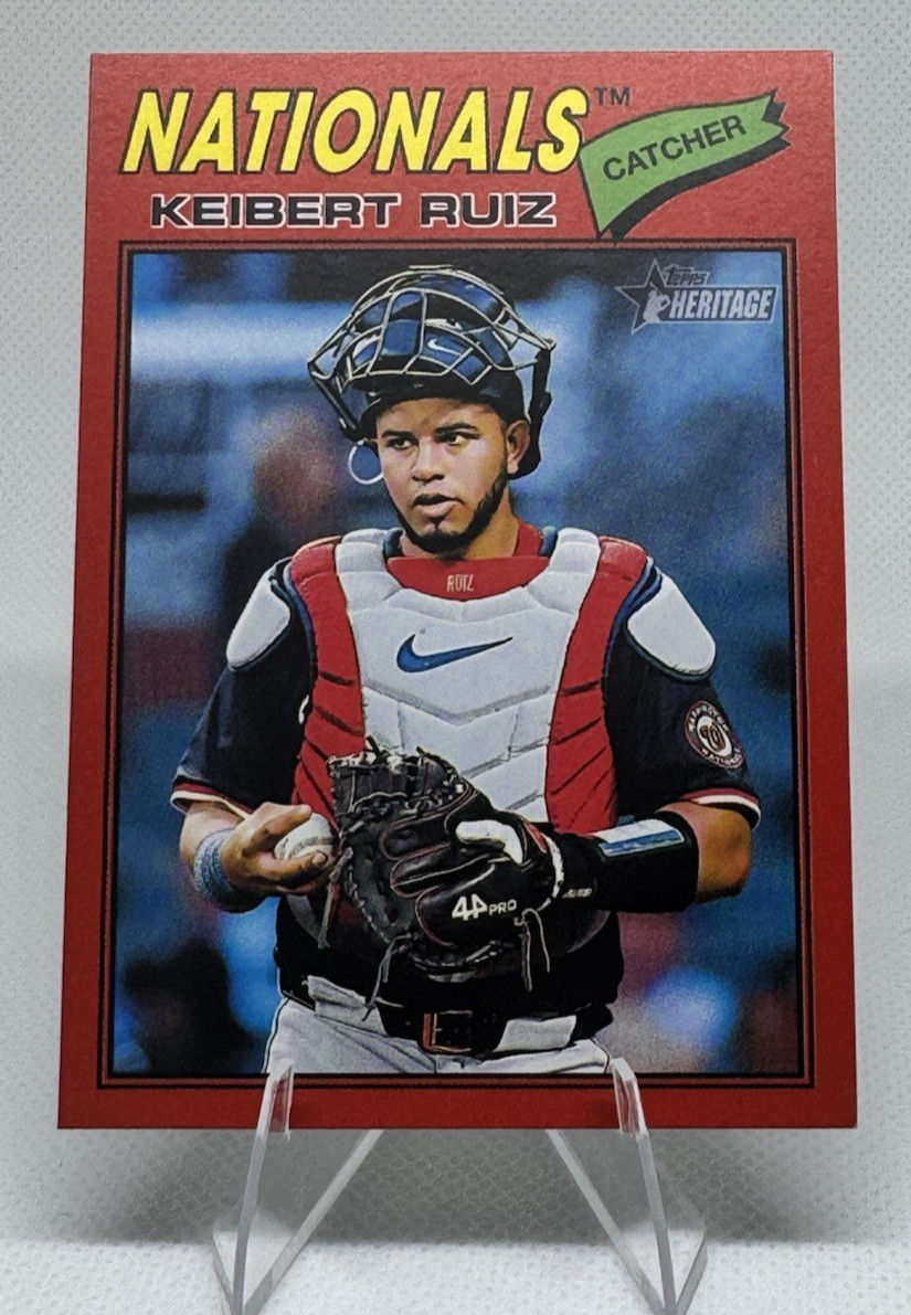 2026 Topps Heritage Baseball – Short Print (SP) Keibert Ruiz #201