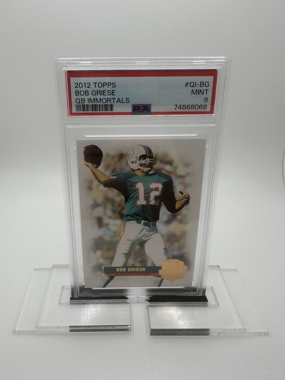🔥Card Stand Holder Acrylic Display for PSA Graded Slabs 5-pack CLEAR 🔥