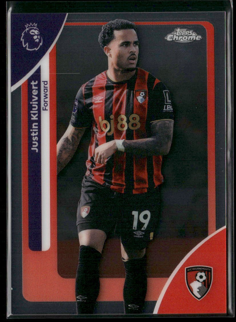 Justin Kluivert 2026 Topps Chrome Premier League #1