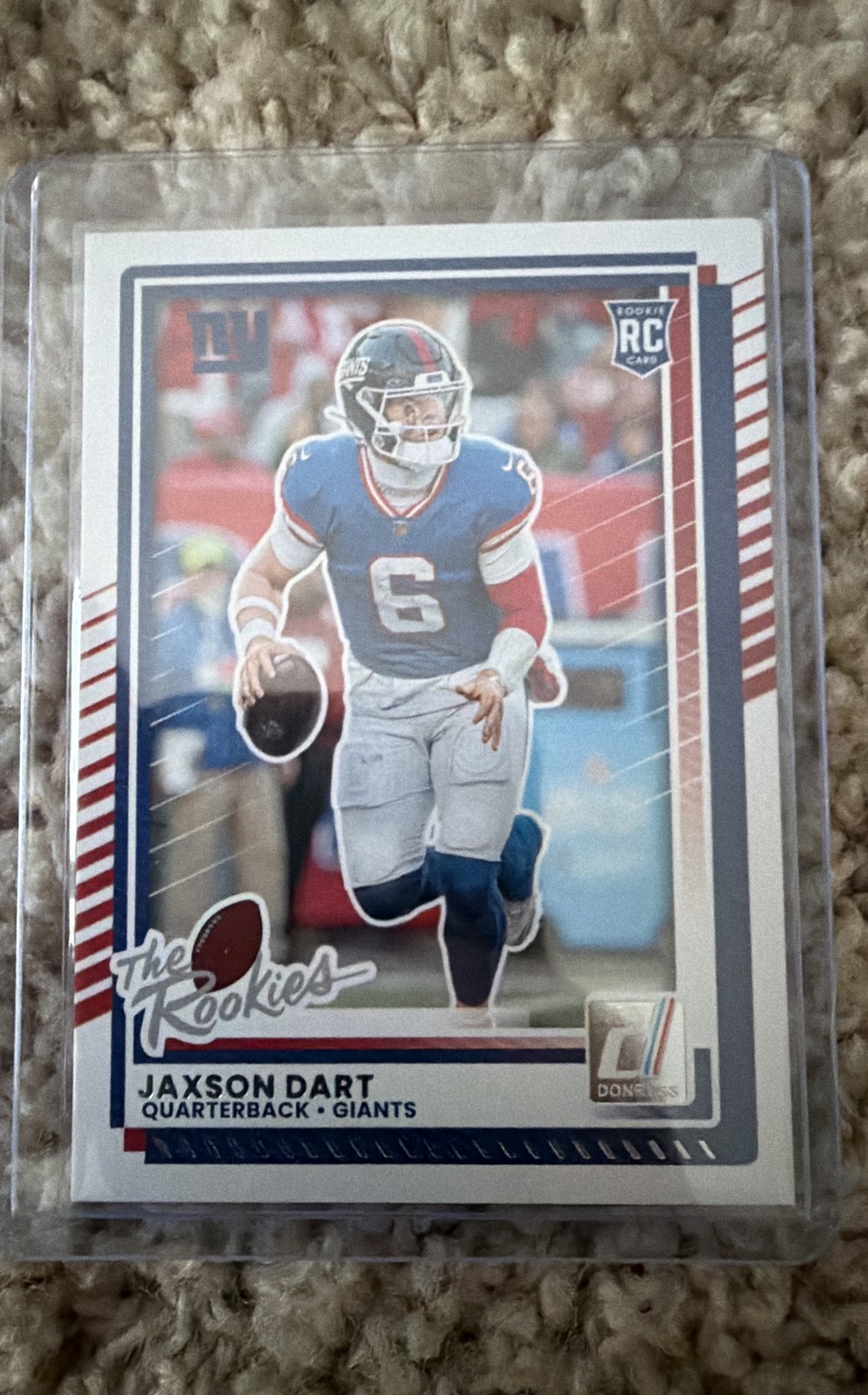 2025 Panini Donruss Rookies & Highlights – The Rookies Jaxson Dart #DRH-9 (RC)
