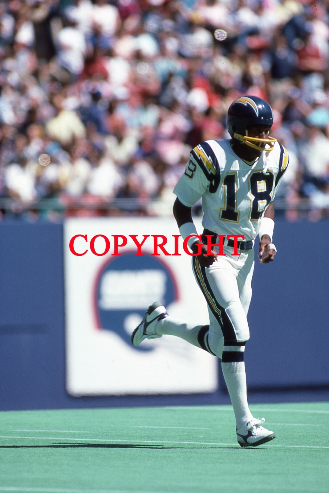 CHARLIE JOINER – SAN DIEGO CHARGERS – Vintage 35mm Football Slide 4.2b
