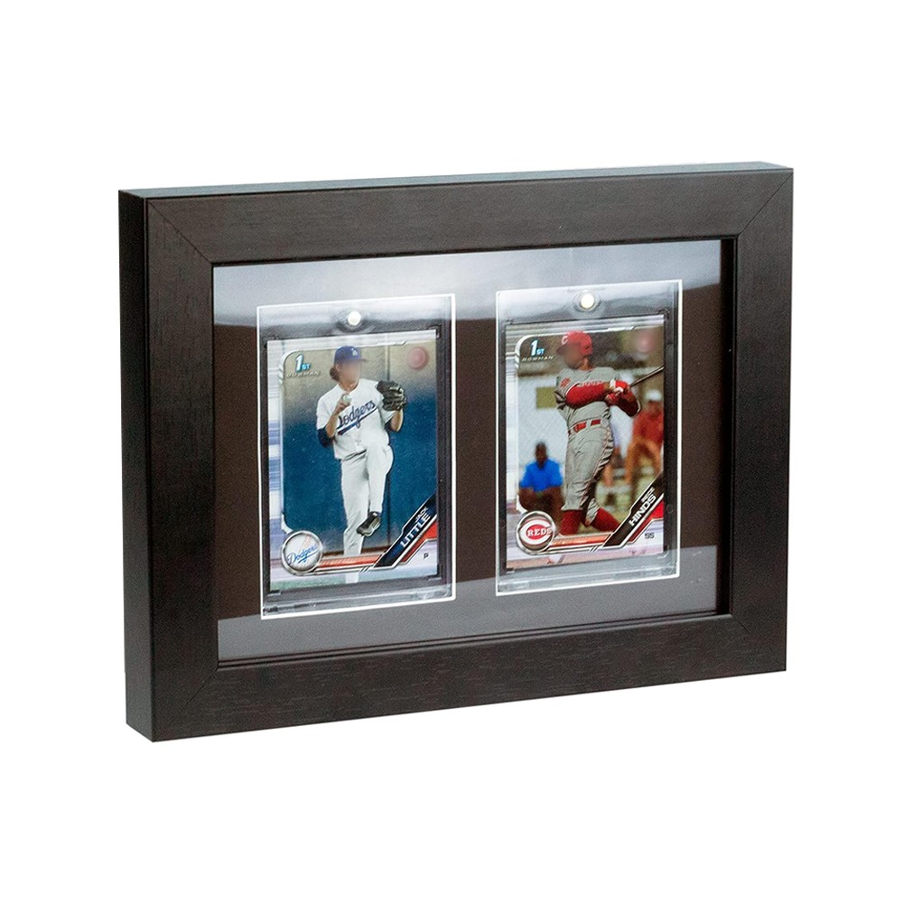 US Wall Mount Trading Card Display Frame 35pt UV Protection Magnetic Card Holder