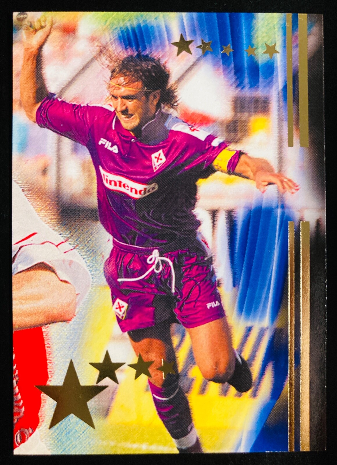 1998-99 Panini Calcio Cards 1999 Checklist # 6 Gabriel Batistuta Fiorentina card