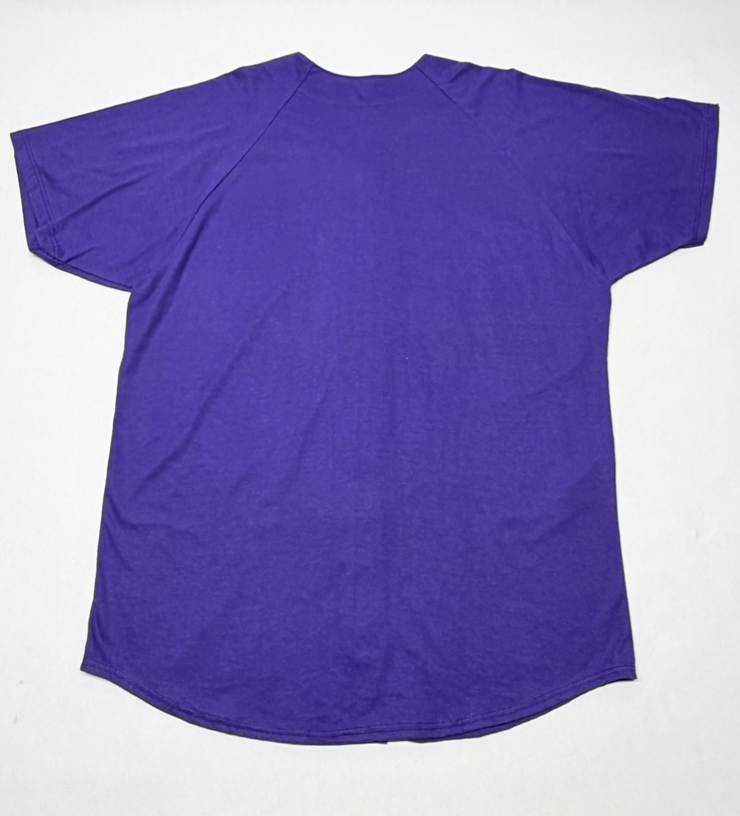 VTG Arizona Diamondbacks Purple Button Baseball Jersey XL Throwback USA Read***