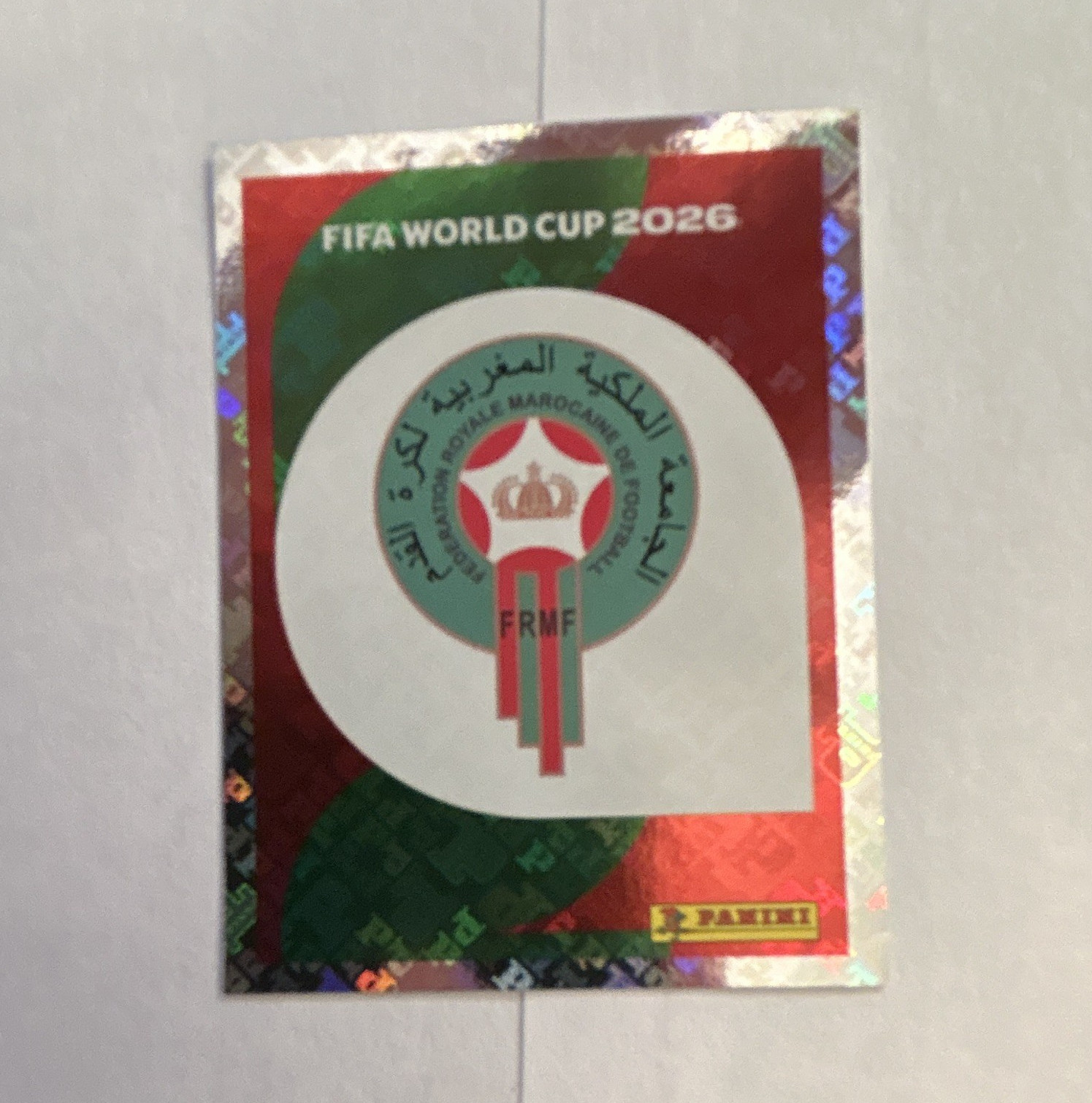 Panini Morocco FIFA World Cup 2026 Sticker MAR 1 Club Badge/Logo