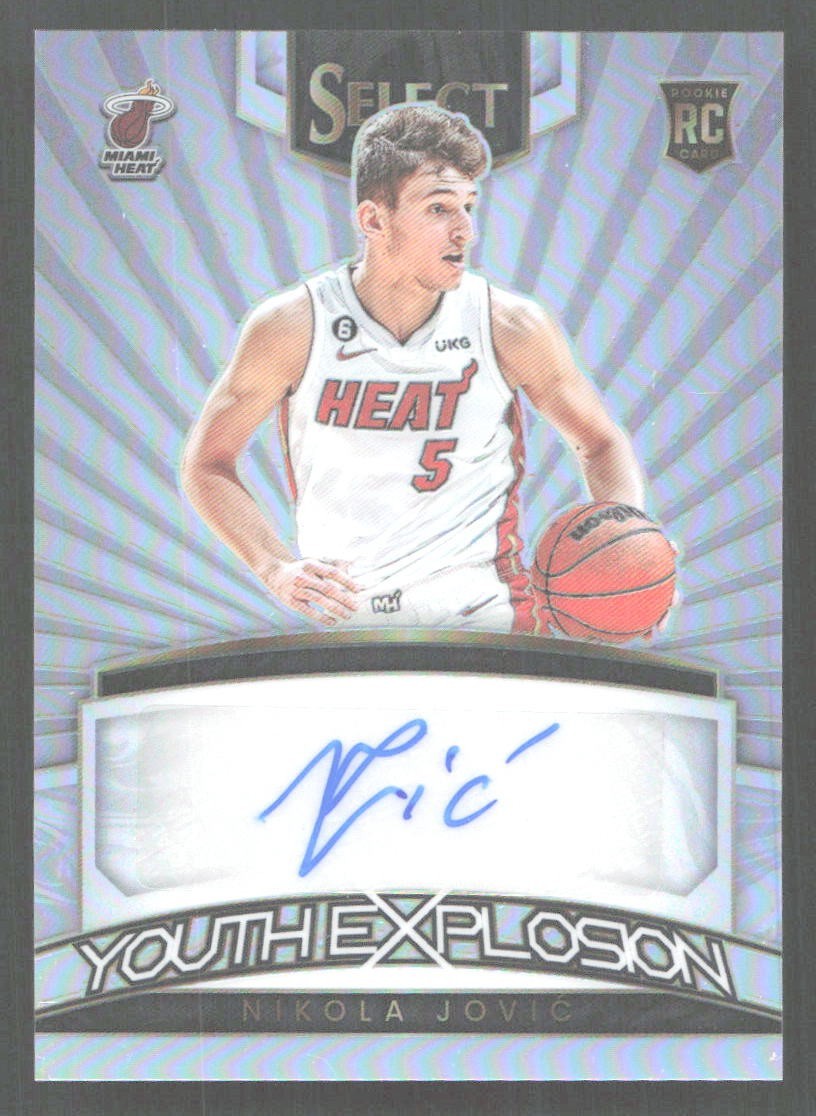 CZC351 – 202-23 Panini Select – Nikola Jovic #YES-NKJ – Auto – Youth Explosion