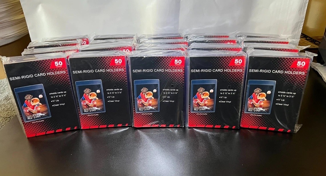 1000 Ultra Pro Semi Rigid Card Holders 20 Packs of 50