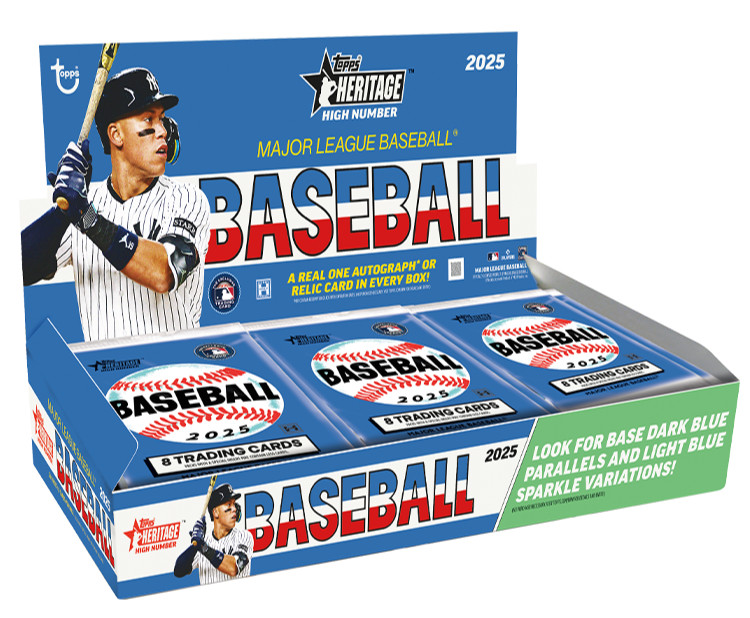 2025 TOPPS HERITAGE HIGH NUMBER HOBBY BOX (1 AUTO or RELIC) Baseball New Presale