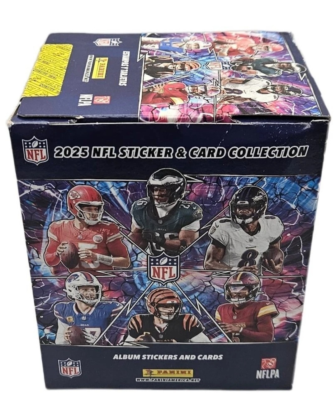 2025 Panini NFL Sticker & Card Collection Football Sealed 50 Pack Box