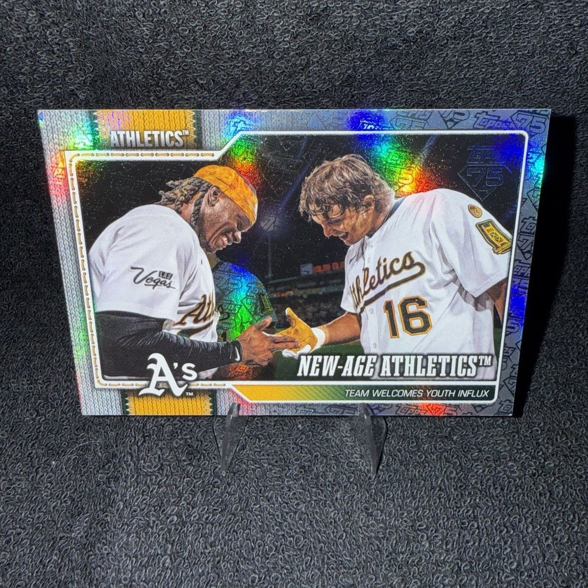 Topps Series One 2026 Lawrence Butler Nick Kurtz Athletics New-Age #122 02/75