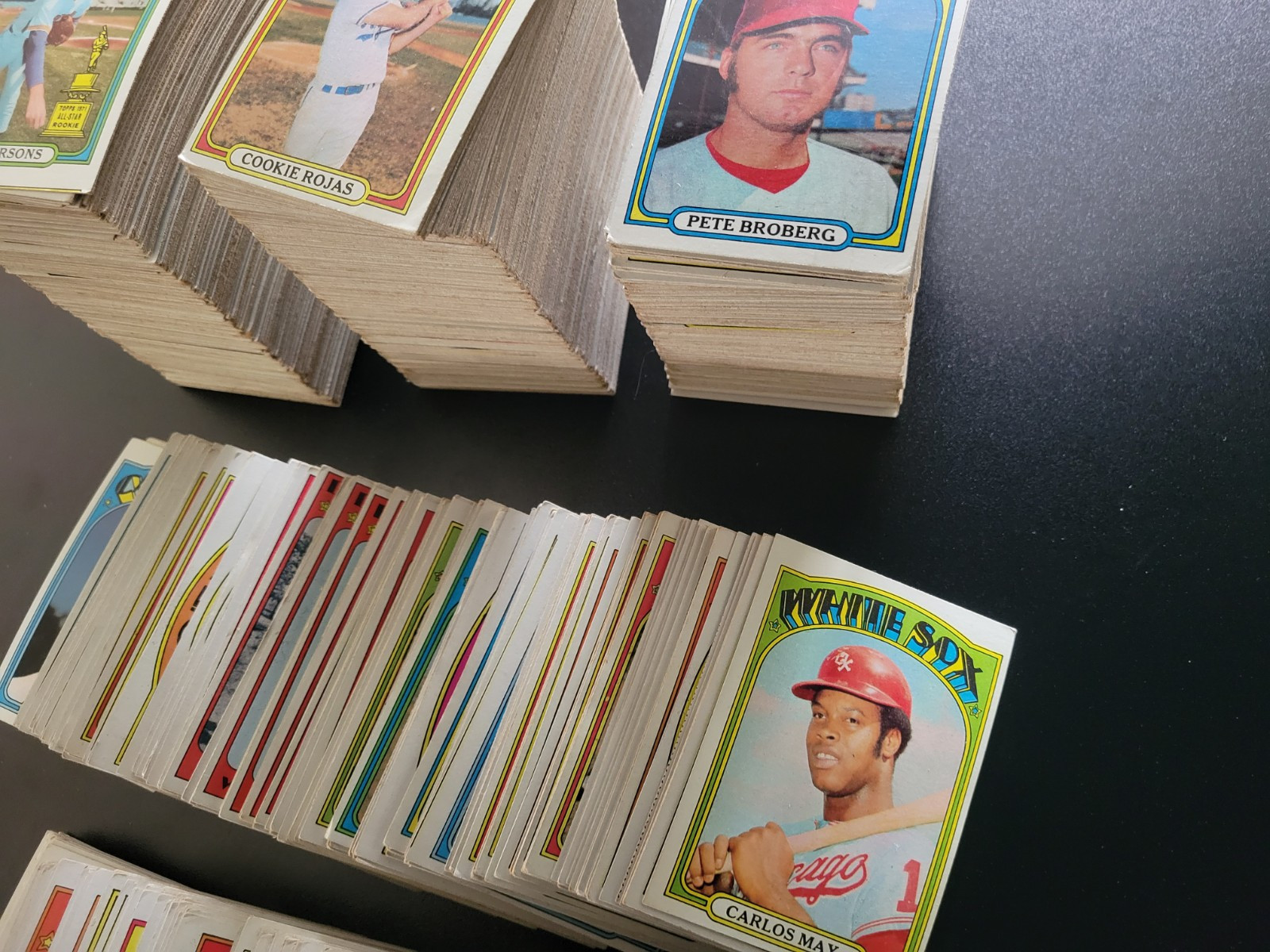 1972 Topps Baseball Set Builder Lots – 100 Different Vintage Cards