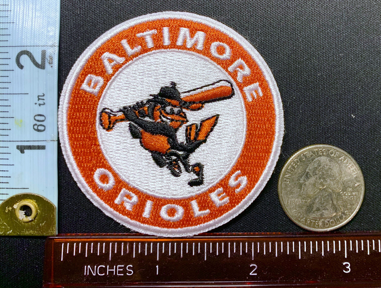 Baltimore Orioles Throwback Patch | 2.5″ x 2.5″ | Iron On & Sew On | Free Ship