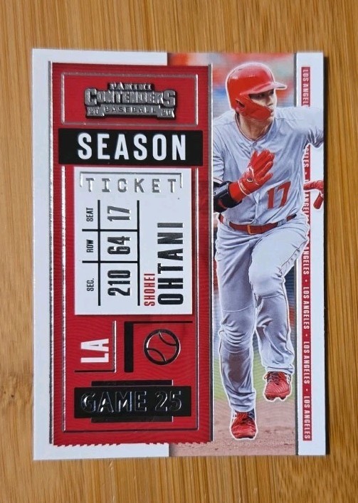 SHOHEI OHTANI – 2020 Panini Contenders Season Ticket #35