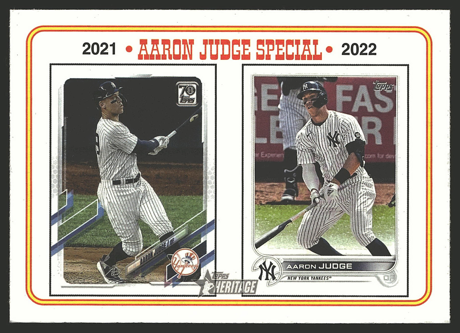 2023 Topps Heritage #4 Aaron Judge