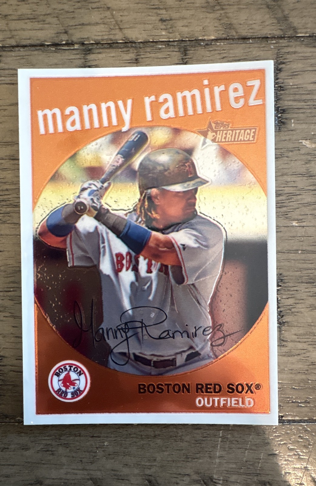 2008 Topps Heritage – Chrome Manny Ramirez #C60 /1959