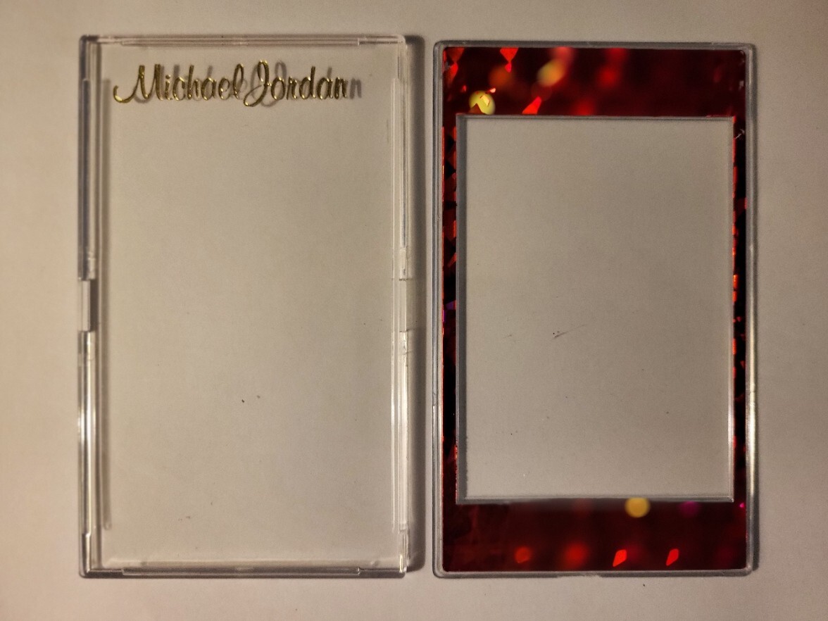 Michael Jordan Plastic 3×5 Prism Snap Lock Design Sports Card Guard Holders