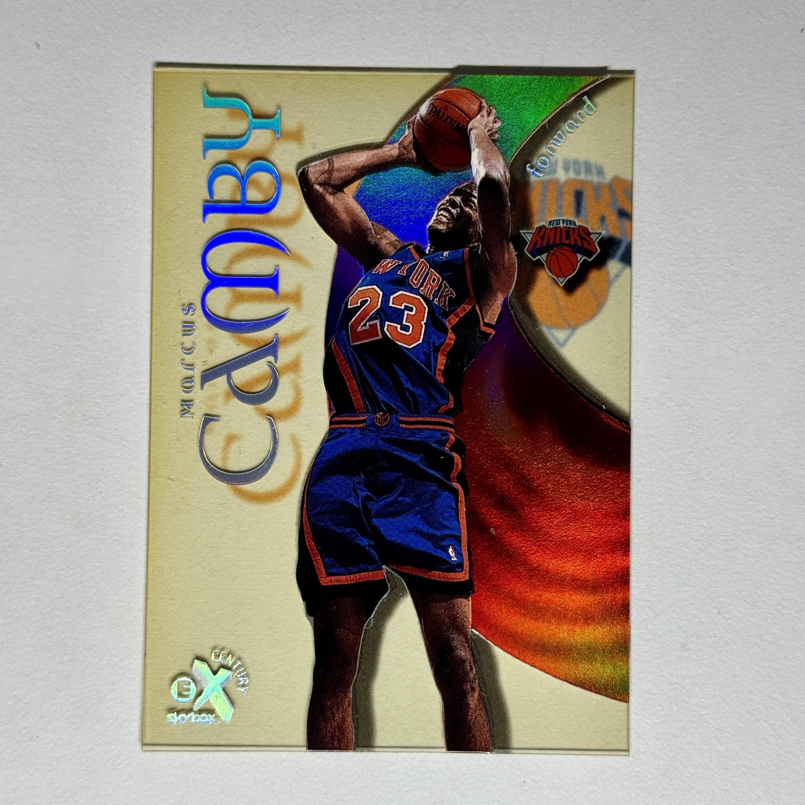 1998-99 SkyBox E-X Century #20 Marcus Camby Knicks