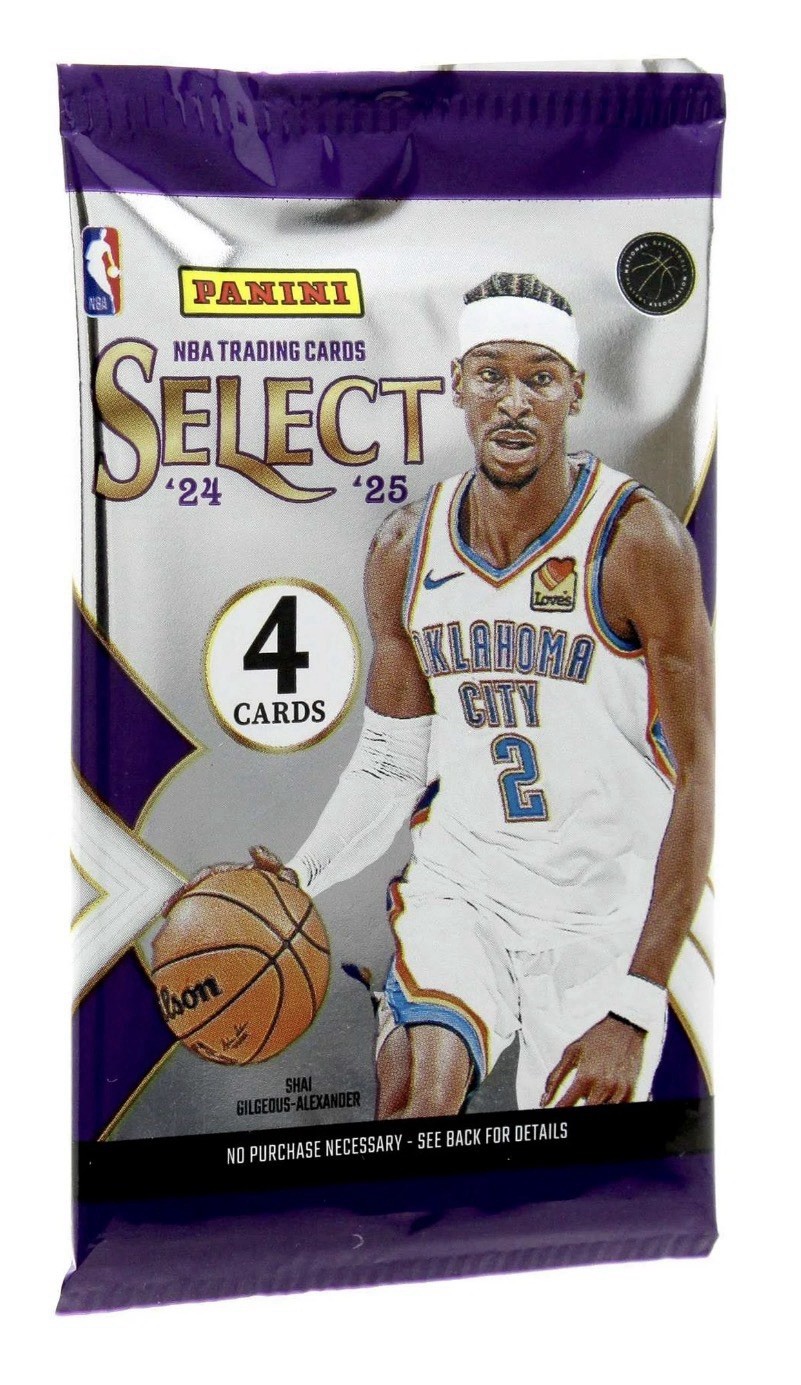 2024-25 panini Select Basketball Blaster Pack 4 Cards (1) ONE Pack