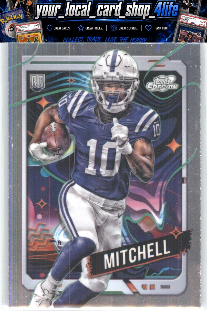 2024 Topps Chrome Cosmic #141 Adonai Mitchell Rookie Indianapolis Colts