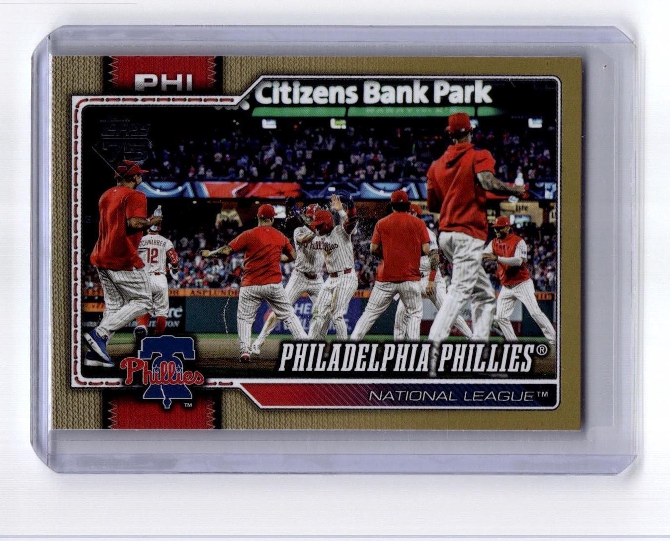 2026 Topps #295 Philadelphia Phillies Gold #/2026
