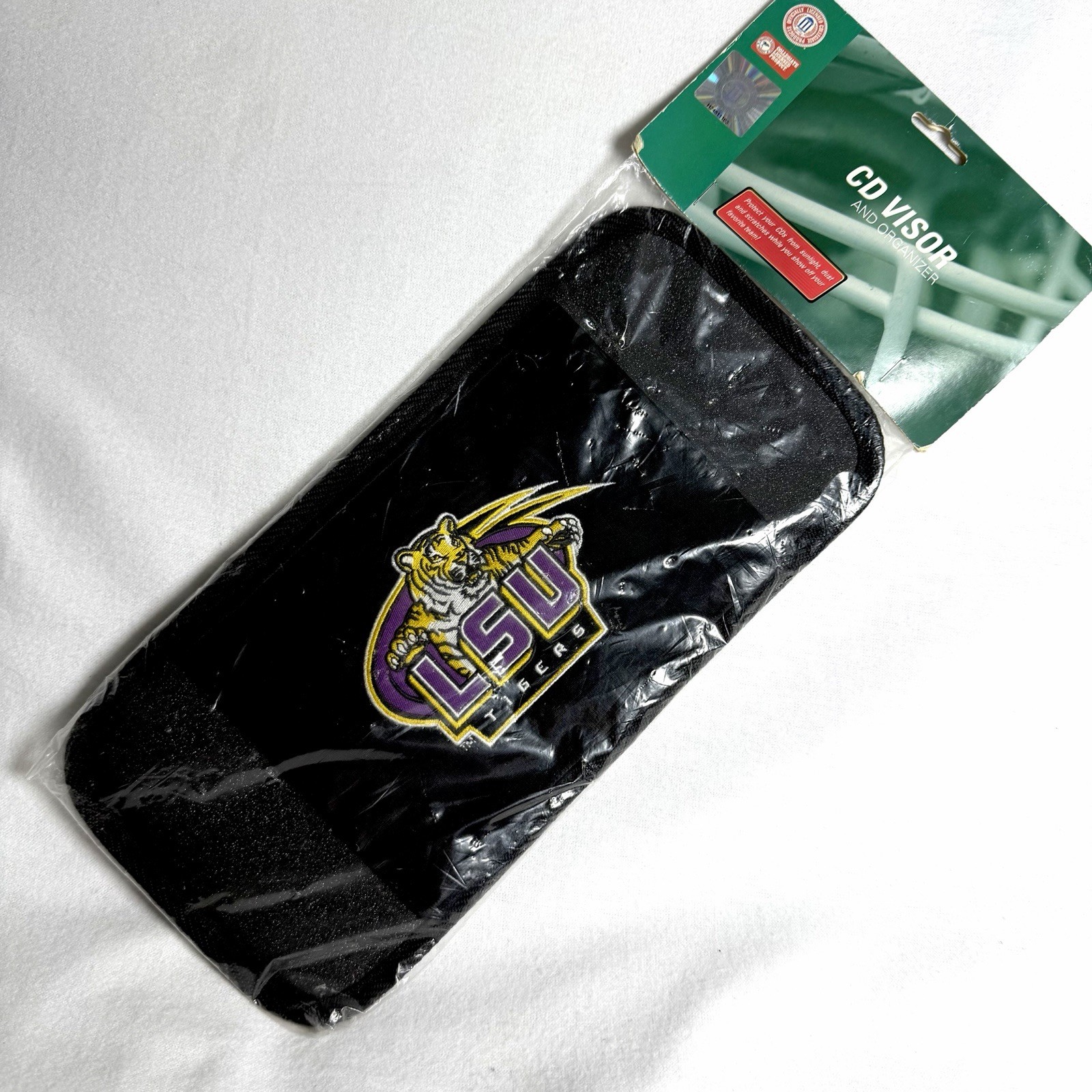 LSU Tigers CD Car Visor Organizer Promark 12 CD Capacity Compact Disc Licensed