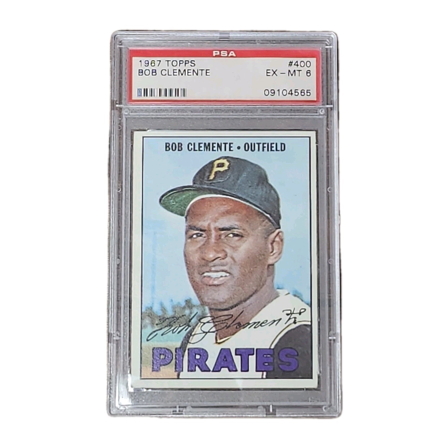 1967 Topps Set-Break #400 Bob Clemente PSA 6 EX-MT