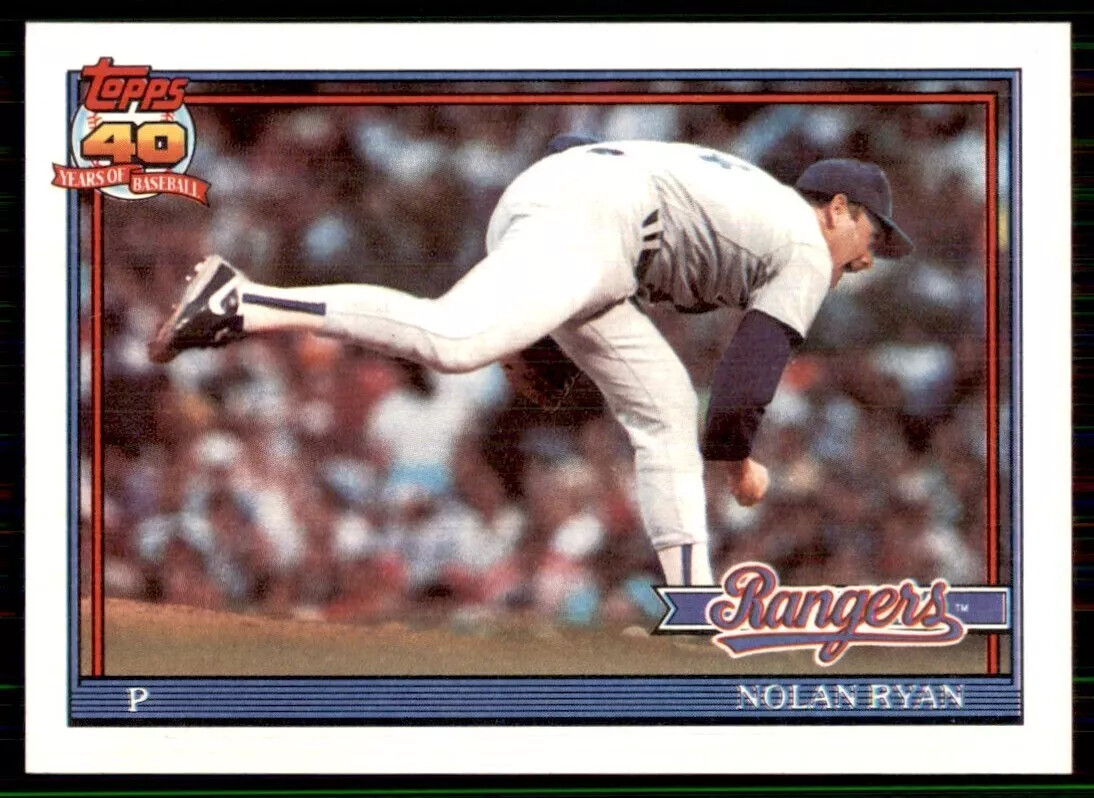 1991 TOPPS BASEBALL YOU PICK NMMT #1 – #200 ****FREE SHIPPING****
