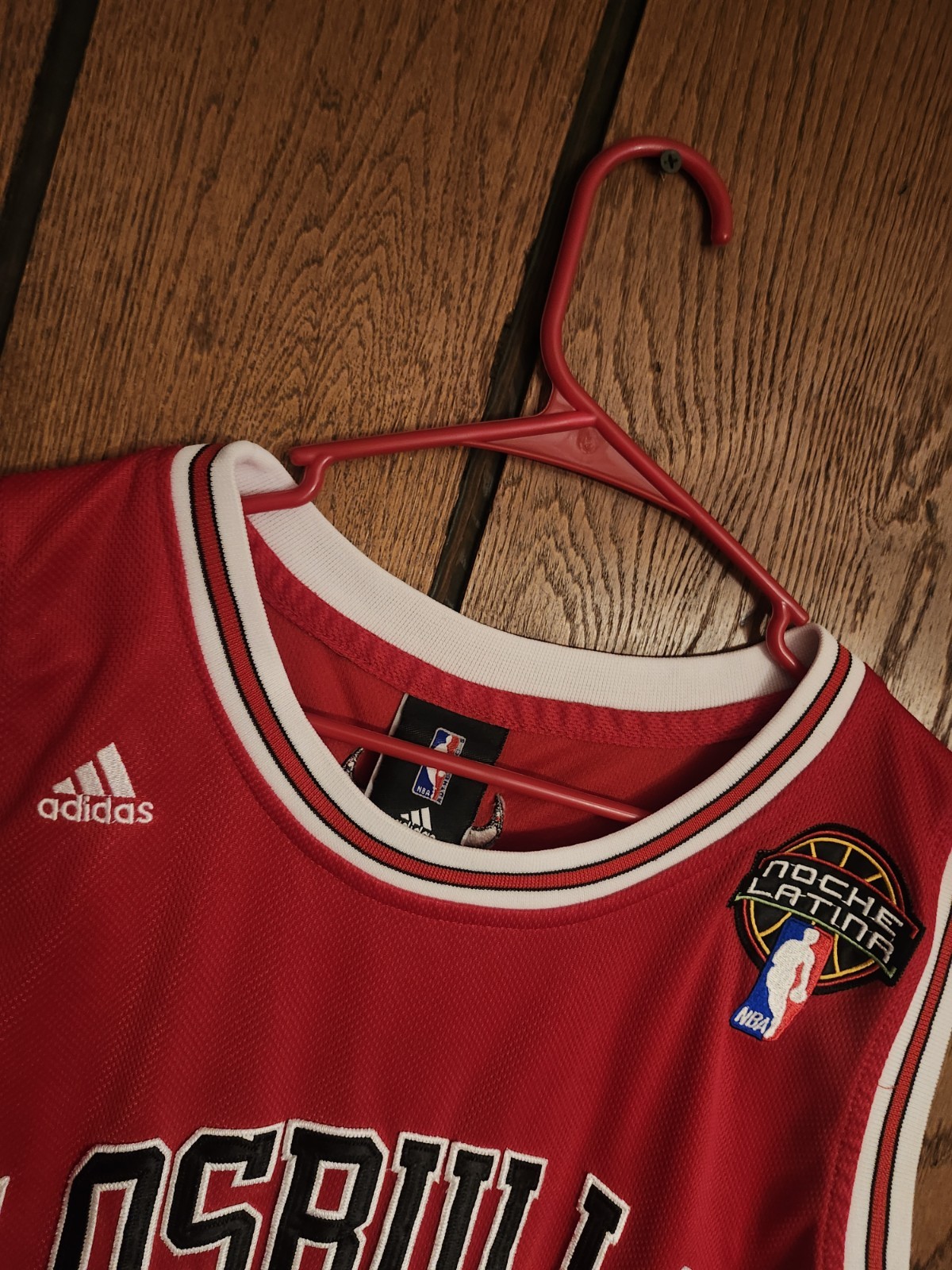 Derrick Rose Adidas Chicago Stitched Latin Los Bulls Basketball Jersey Sz Large