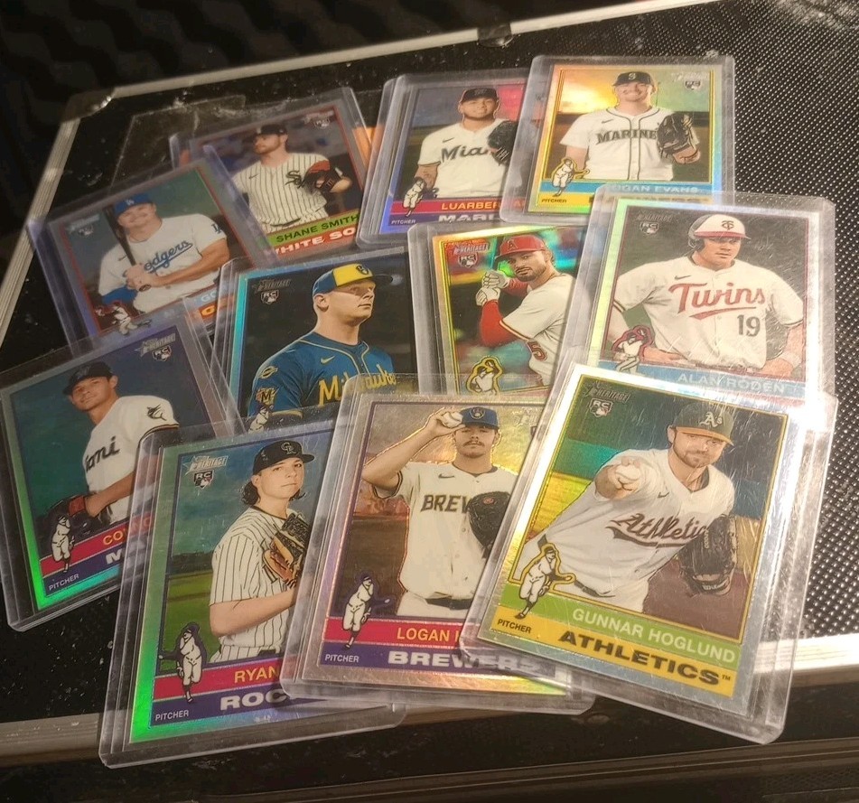 2025 Topps Heritage High Baseball Base Set #501-700 (100+ RC’s) *FREE BONUS read