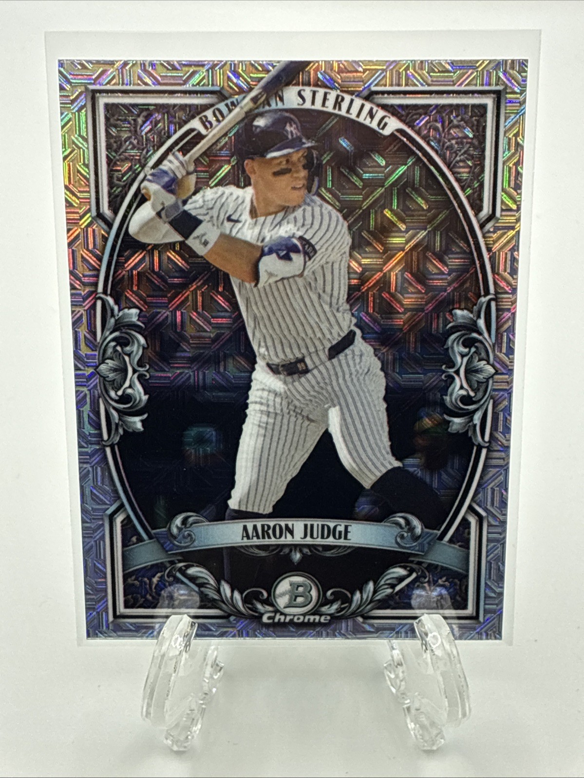 2026 Topps Bowman Chrome Sterling Aaron Judge Insert Mojo Parallel #BST-4