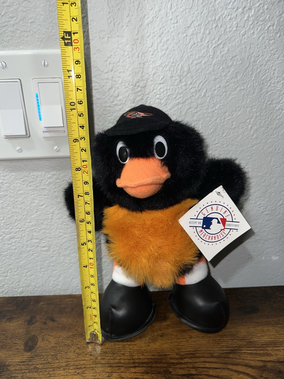 Baltimore Orioles Mascot Bird MLB Plush With Hat Steven Smith Vintage NWT
