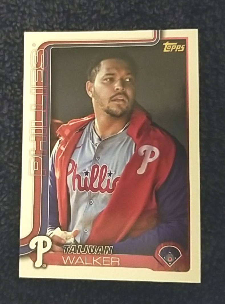 2025 Topps Series 2 Golden Mirror #351 Taijuan Walker Phillies SSP Case Hit!
