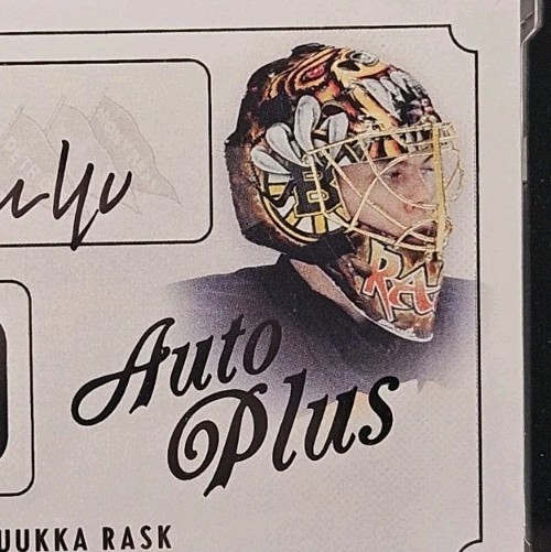2013 ITG Superlative Tuukka Rask Auto Plus Game Used Stick 🚨🚨🚨 KSA 9.5 NGM