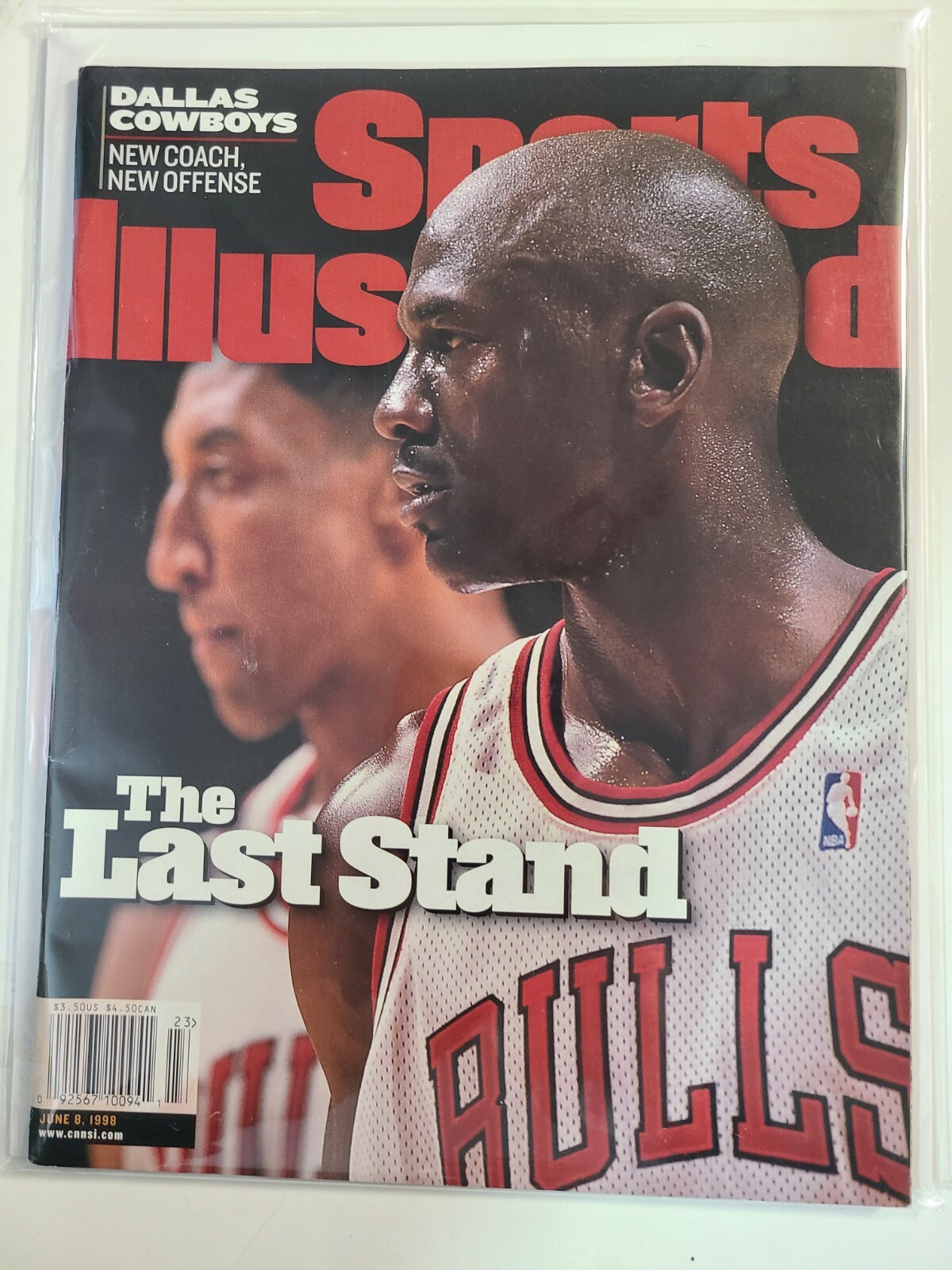 Michael Jordan Chicago Bulls 1998 Sports Illustrated No Label The Last Stand