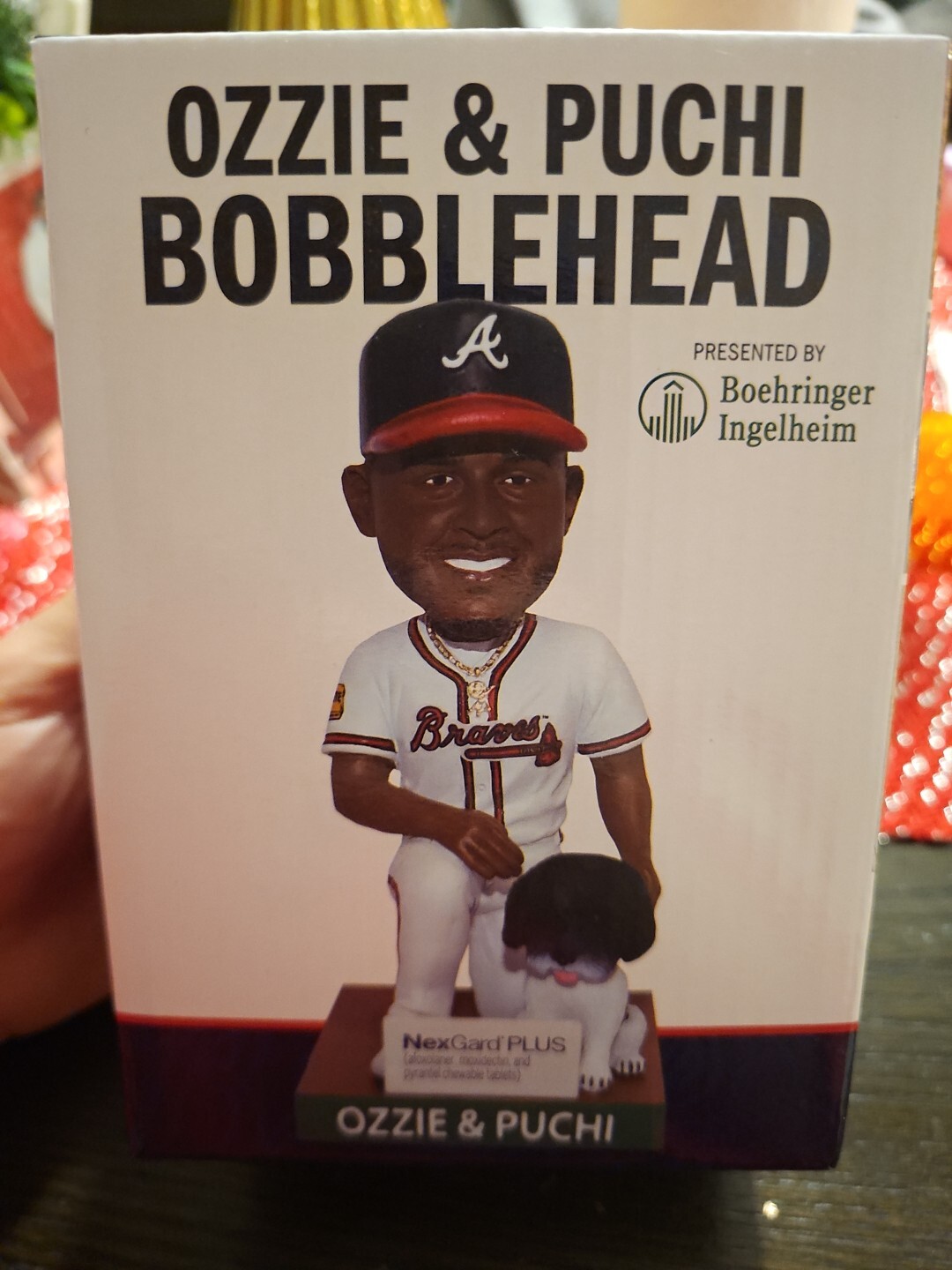 ozzie albies and puchi bobblehead New In Box