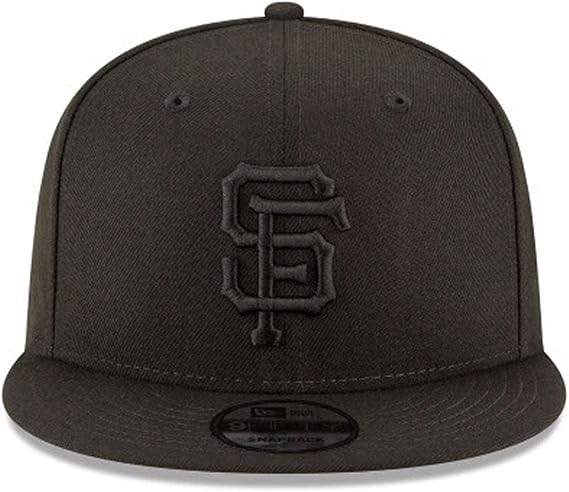 New Era Authentic San Francisco Giants 9FIFTY Snapback Black On Black