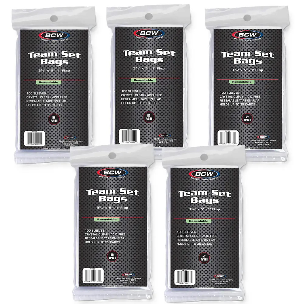 BCW: Resealable Team Set – 500CT [Team Bag]