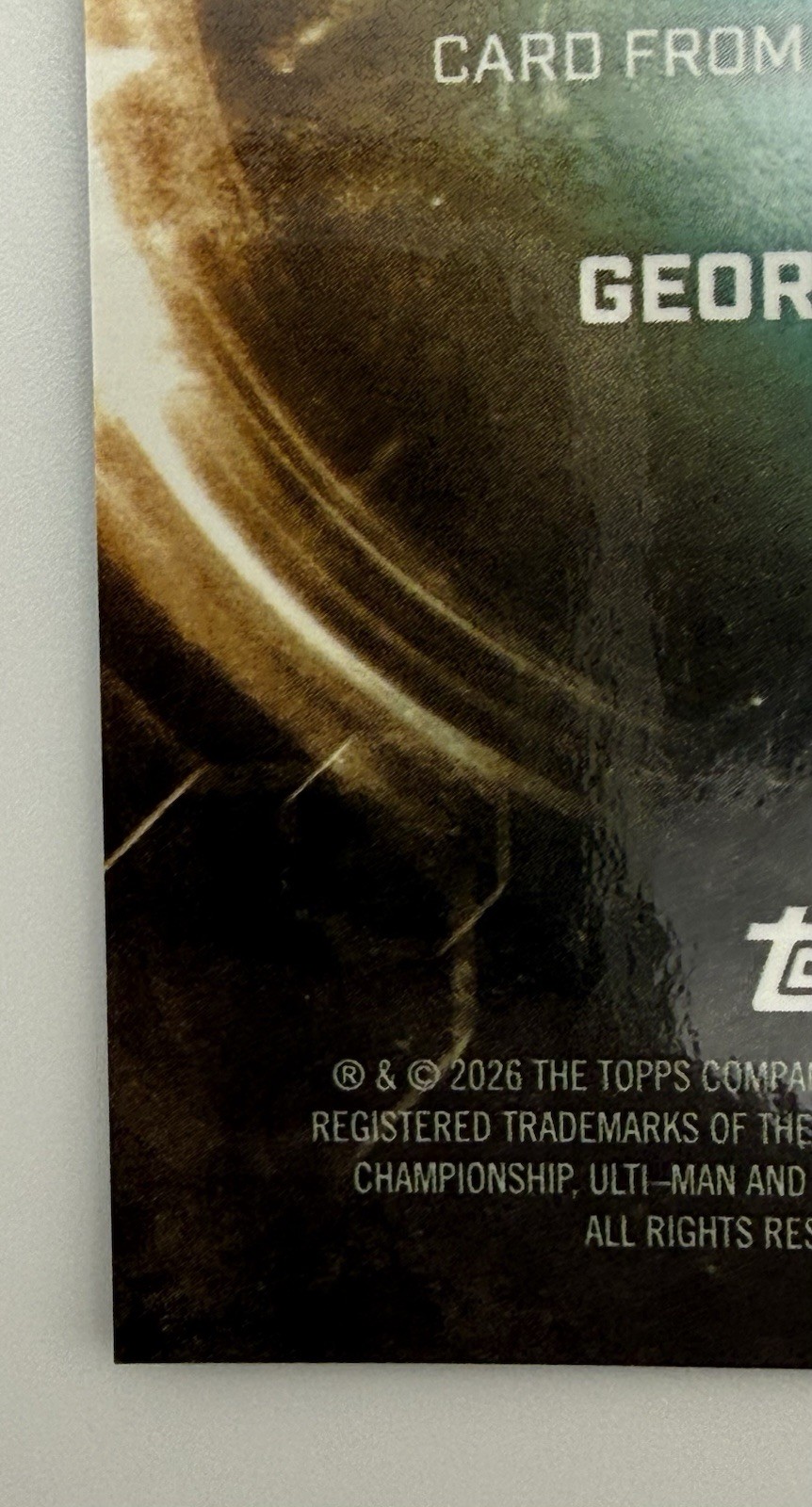 2026 Topps Chrome UFC Immortal Force Georges St-Pierre Case Hit SSP