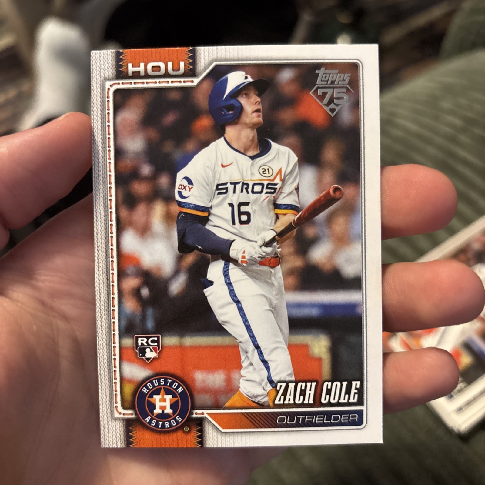 2026 Topps Series 2 – Zach Cole #601 (RC) Houston Astros