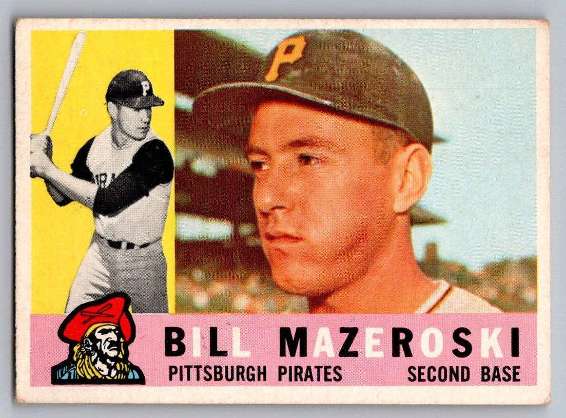 1960 Topps Set-Break # 55 Bill Mazeroski VG-VGEX *JAYSACE*