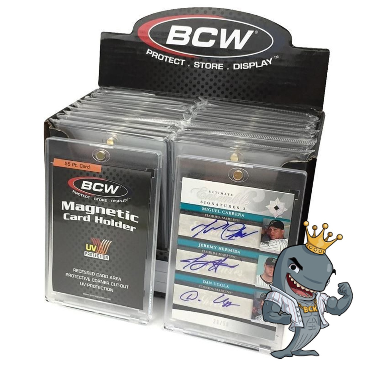 BCW Magnetic 55pt Card Holder 18ct Box – $2.01/Magnet FREE SHIP