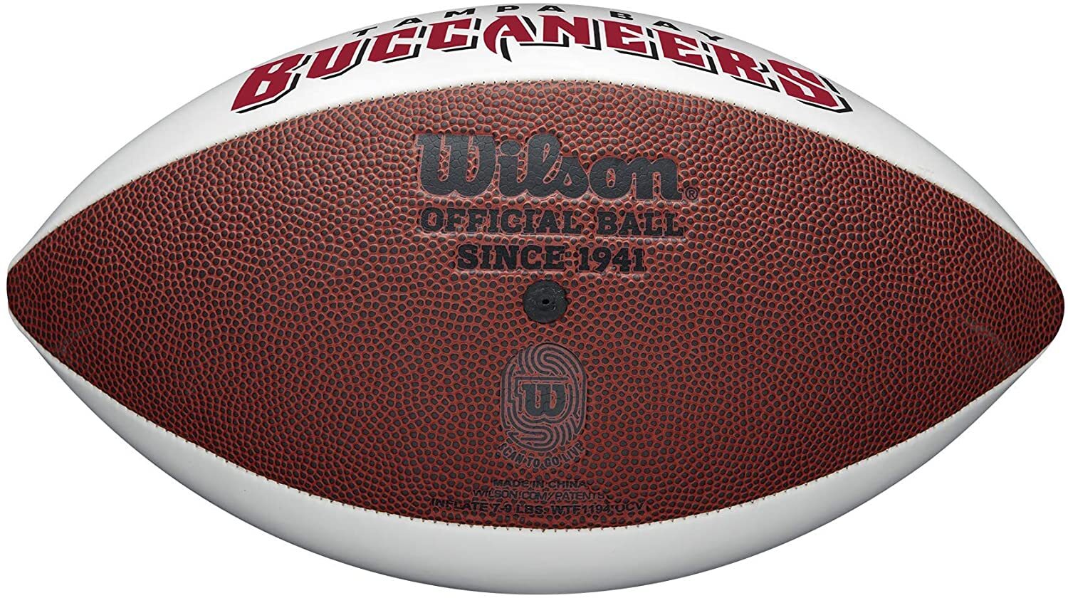 Tampa Bay Buccaneers Full Size Autograph Signature Series White Panel Football