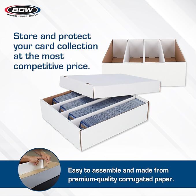 BCW Monster Box: 5-Pack Premium Storage for Your Trading Card Collection