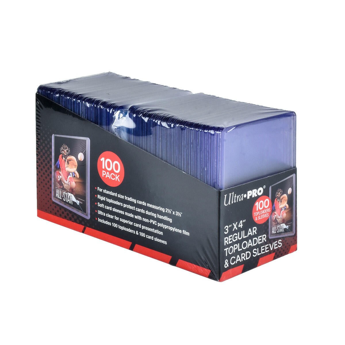 3″ x 4″ Regular Toploaders & Card Sleeves, 100ct