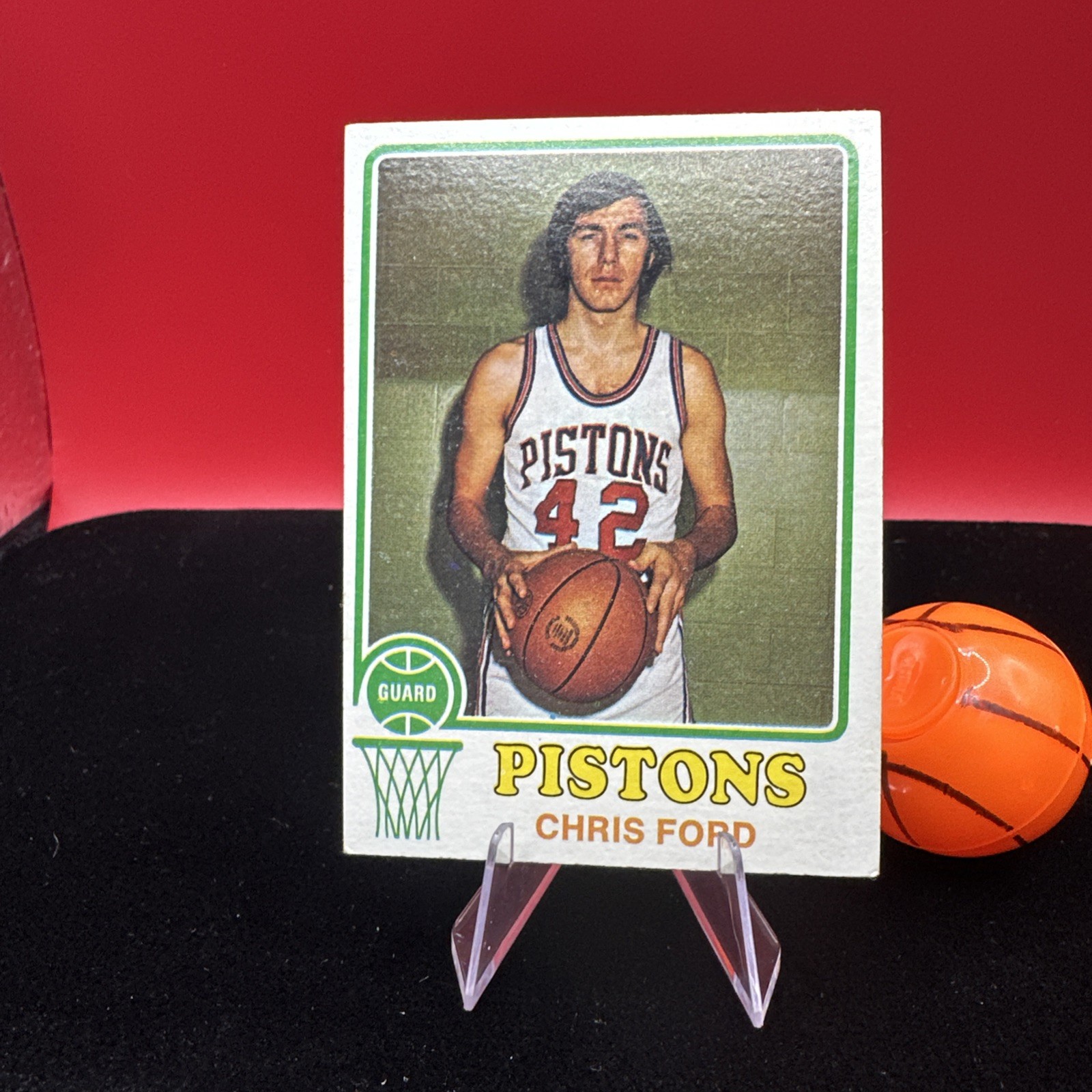 1973 /74 Topps Chris Ford RC Pistons #79 EXT 🔥🔥🔥