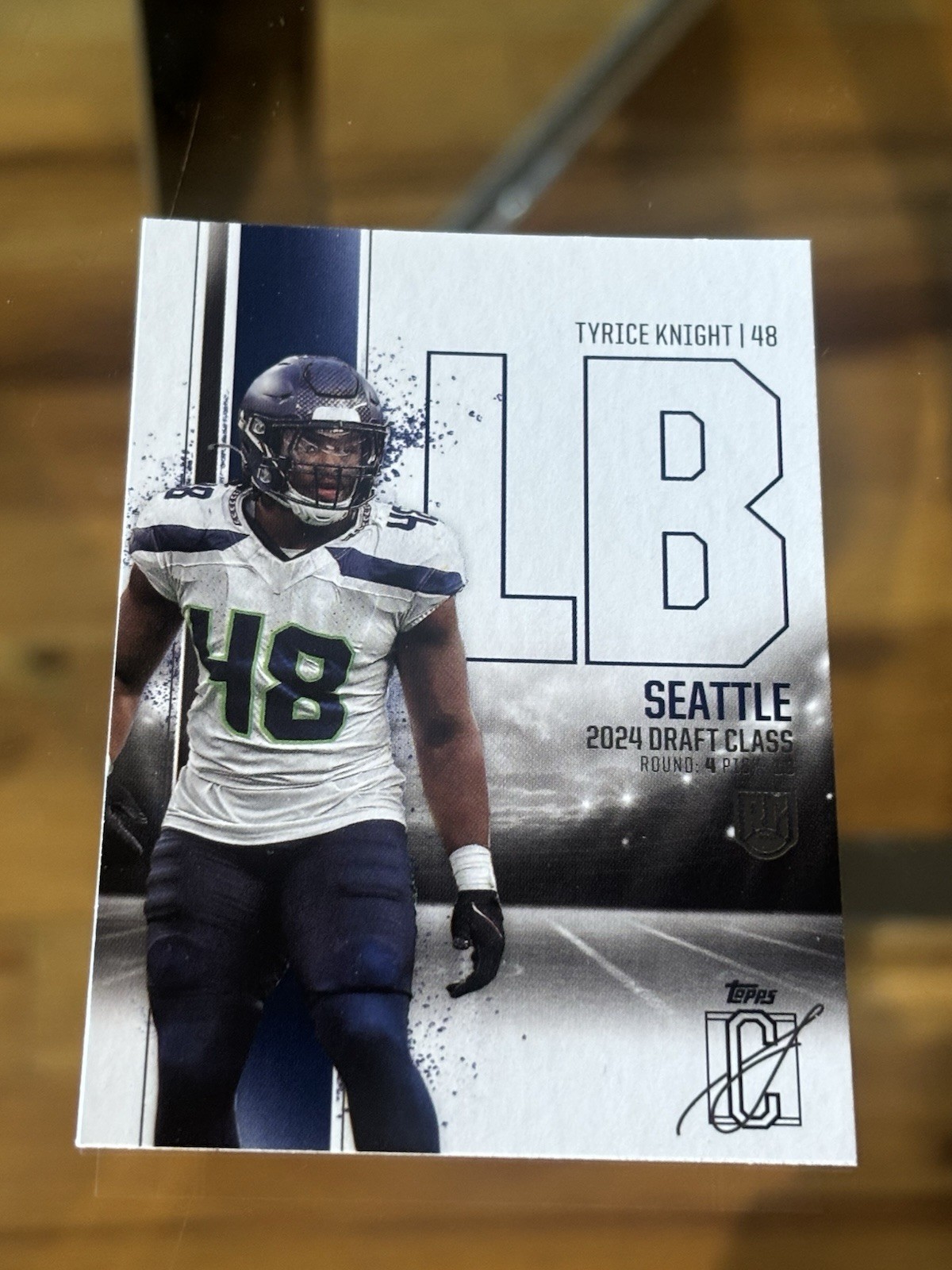 Tyrice Knight 2024 Topps Signature Class #180 – Seattle Seahawks