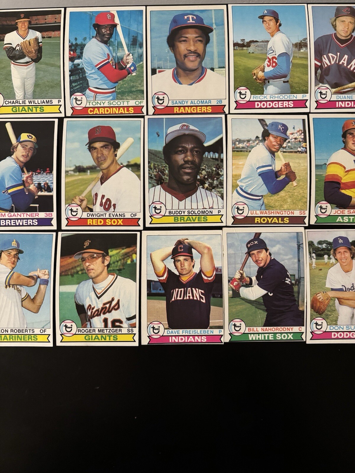 1979 Topps Baseball U-Pick #1-175 EX