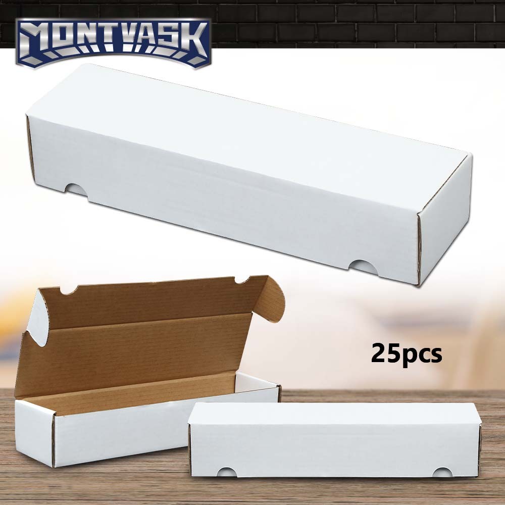 25PCS Storage Boxes LOT 800 Count Ct Sports Cards Trading Max Pro Shipping White